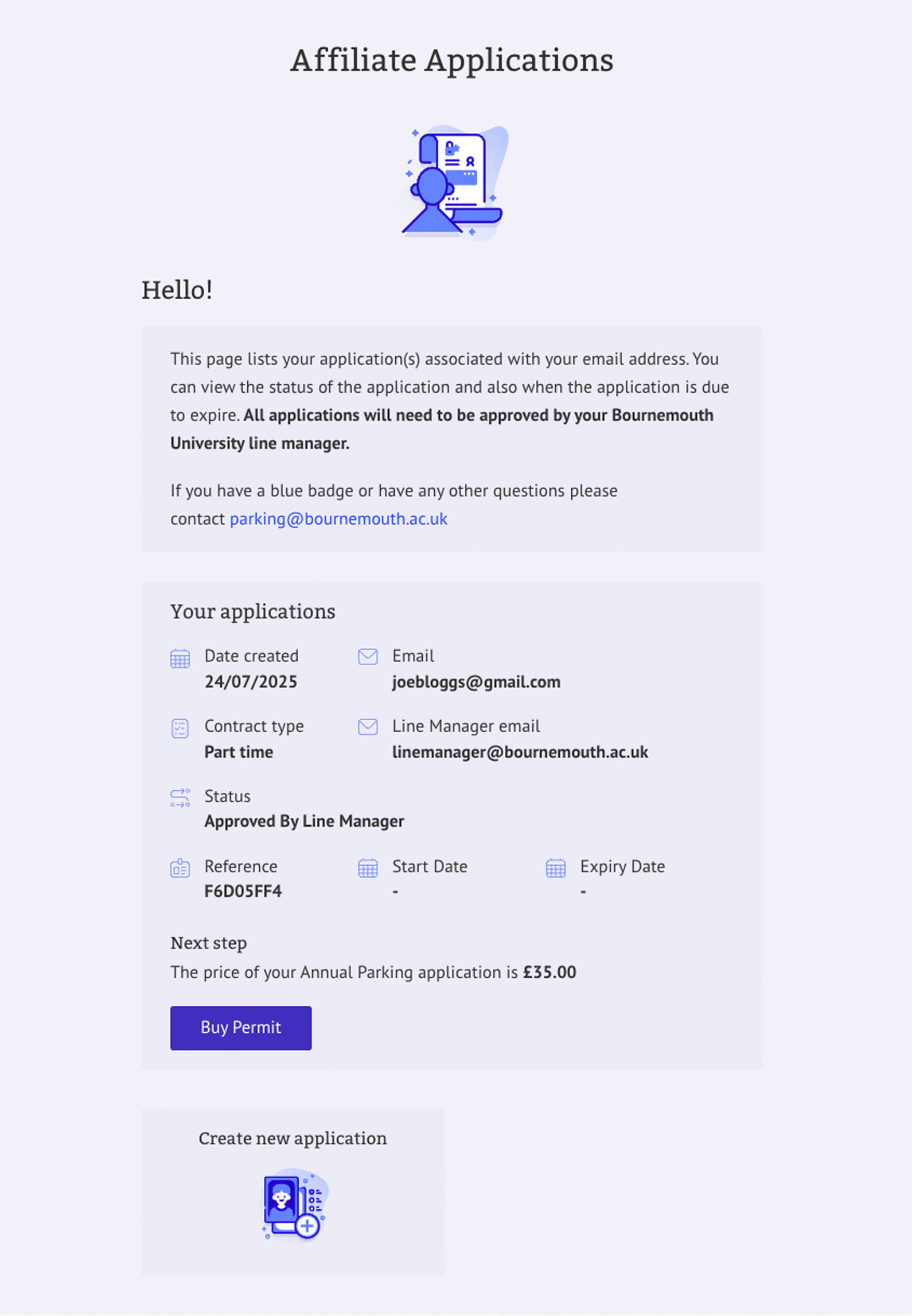 Affiliate buy permit